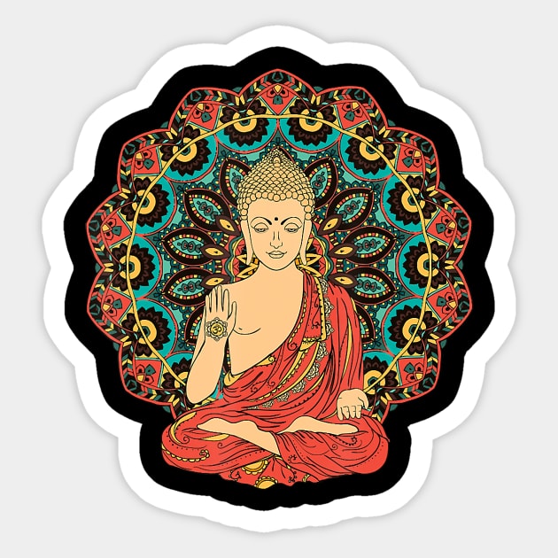 Buddha Funny - Buddha Lover - Buddha Gift Sticker by JaydeMargulies